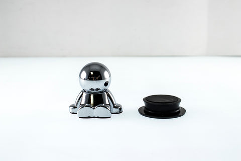 Magnetic Car Mount 360° Rotation GPS Phone Tablet Holder Stick On Dashboard Hat man For iPhone X 7 8 Plus Galaxy Note and More Device