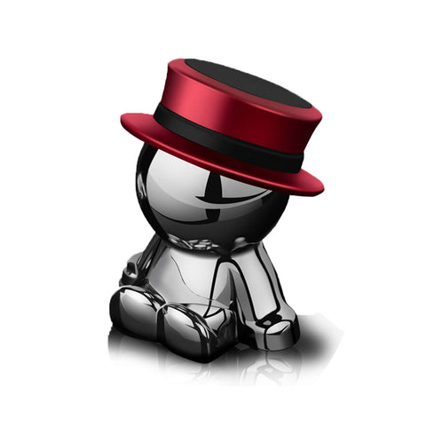 Magnetic Car Mount 360° Rotation GPS Phone Tablet Holder Stick On Dashboard Hat man For iPhone X 7 8 Plus Galaxy Note and More Device