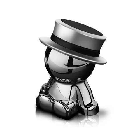 Magnetic Car Mount 360° Rotation GPS Phone Tablet Holder Stick On Dashboard Hat man For iPhone X 7 8 Plus Galaxy Note and More Device