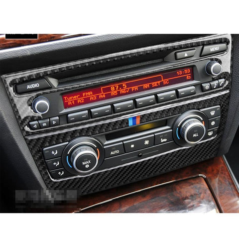 Interior Trim Cover Stickers Real Carbon Fiber for BMW 3 4 Series M3 M4