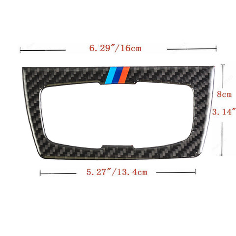 Interior Trim Cover Stickers Real Carbon Fiber for BMW 3 4 Series M3 M4