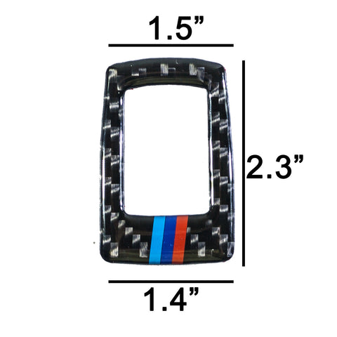 Interior Trim Cover Stickers Real Carbon Fiber for BMW 3 4 Series M3 M4