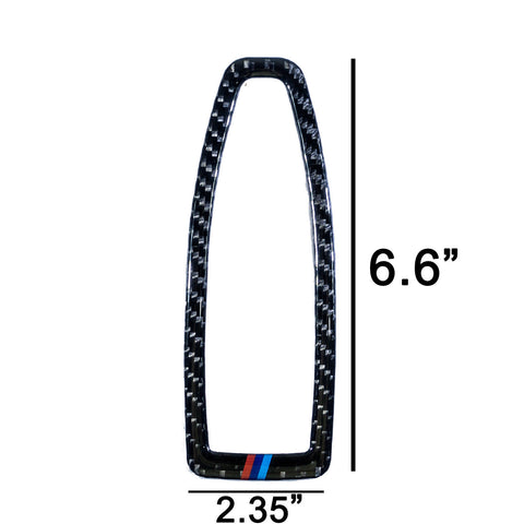 Interior Trim Cover Stickers Real Carbon Fiber for BMW 3 4 Series M3 M4