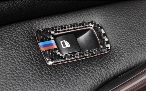 Interior Trim Cover Stickers Real Carbon Fiber for BMW 3 4 Series M3 M4