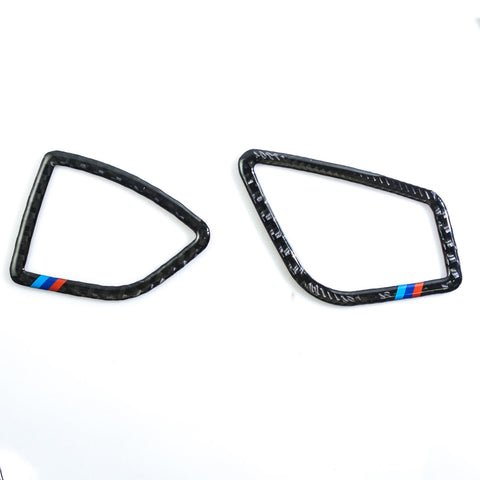 Interior Trim Cover Stickers Real Carbon Fiber for BMW 3 4 Series M3 M4