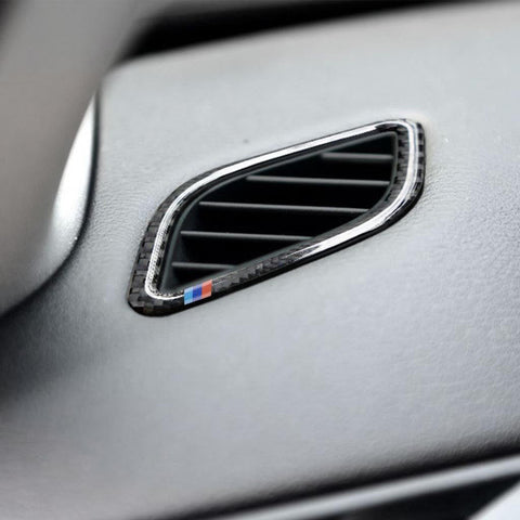 Interior Trim Cover Stickers Real Carbon Fiber for BMW 3 4 Series M3 M4