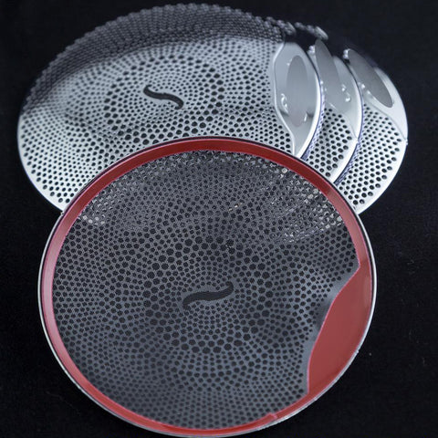 4x Chrome Side Door Speaker Cover Trims For 2015-up Mercedes C-Class GLC-Class