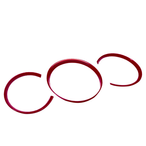 Dashboard Instrument Console Display Decor Ring for Porsche Macan 2014-2017 Red/ Blue/ Silver