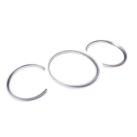 Dashboard Instrument Console Display Decor Ring for Porsche Macan 2014-2017 Red/ Blue/ Silver