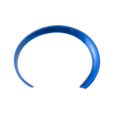 Chrome Blue Dashboard Meter Frame Cover Decor Ring Trim For Porsche Panamera 976