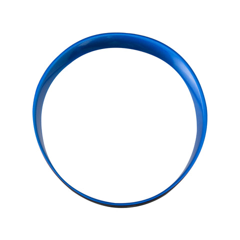 Chrome Blue Dashboard Meter Frame Cover Decor Ring Trim For Porsche Panamera 976