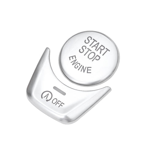 Dashboard Engine Start Stop Push Button ABS Trim Cover Sticker for BMW 5 Series G30 2017-2018