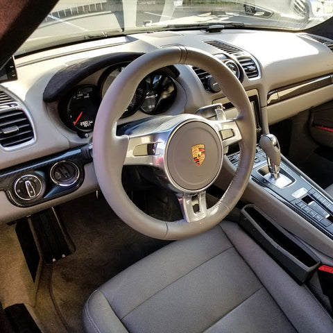 JDM Carbon Fiber Interior Trim Decor Cover for Porsche 991 718 981 Carrera Boxster Cayman