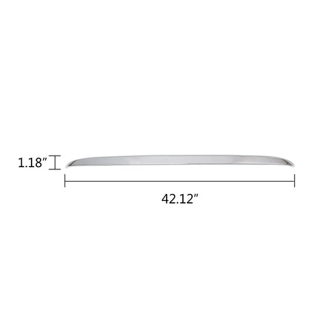 Bumper Guard - Stainless Chrome Rear Bumper Lower Lip Molding Trim Protector for Toyota Camry 2018-2024 L LE XLE