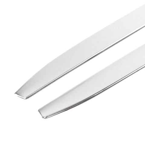 4x Stainless Steel Car Body Door Side Molding Trim Cover for Toyota Highlander 2014-2019