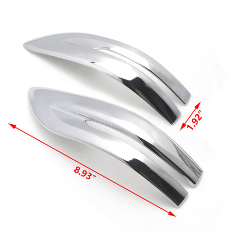 2pcs for Honda CR-V CRV 2017 2018 2019 2020 2021 Rear View Side Door Mirror Stripe Cover Trim, ABS Chrome Rearview Side Mirror Signal Light Frame Cover Molding
