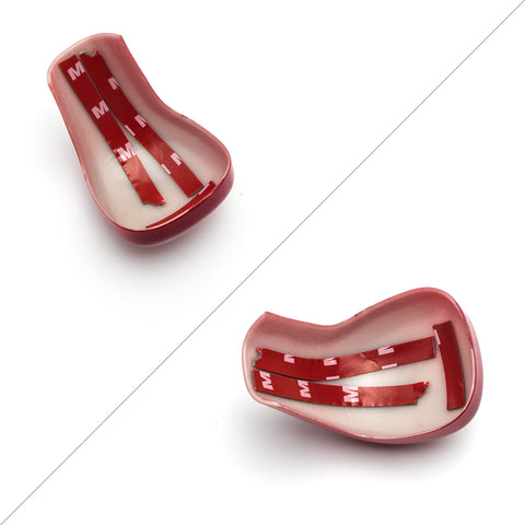 Red ABS Car Interior Center Console Gear Shift Knob Cover Trim For Toyota Camry 2018-2024 or Corolla Hatchback or Avalon 2019-2024
