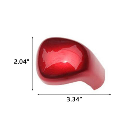 Red ABS Car Interior Center Console Gear Shift Knob Cover Trim For Toyota Camry 2018-2024 or Corolla Hatchback or Avalon 2019-2024