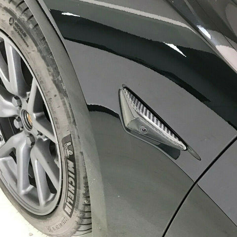 for Tesla Model 3 X S Autopilot Side Marker Turn Signal Cover Trim ABS, Turn Signal Indicator Side Marker Camera Cap Cover