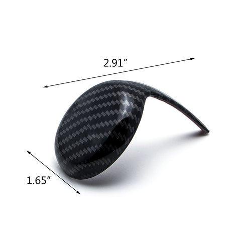 ABS Carbon Fiber Car Interior Center Console Gear Shift Knob Cover Trim for Toyota RAV4 2013-2018