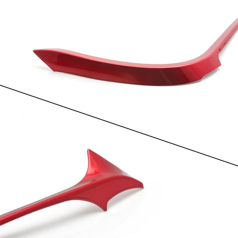 Red Car Interior Center Control Panel Console Strip Trim Molding Cover For Toyota Camry 2018-2024