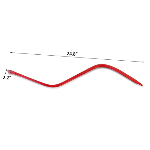 Red Car Interior Center Control Panel Console Strip Trim Molding Cover For Toyota Camry 2018-2024