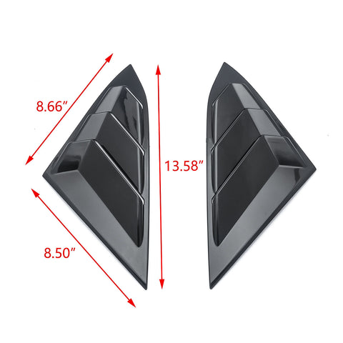 2018 2019 2020 Sedan 4 Door ABS Material Glossy Black Accessories Exterior Decoration