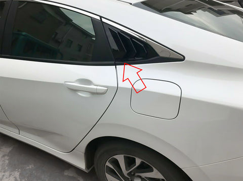 2018 2019 2020 Sedan 4 Door ABS Material Glossy Black Accessories Exterior Decoration