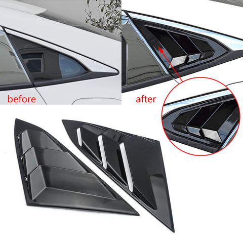 2018 2019 2020 Sedan 4 Door ABS Material Glossy Black Accessories Exterior Decoration