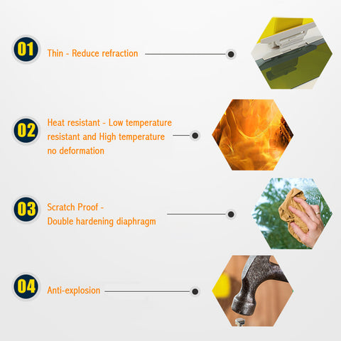 Car Sun Visor Extender, HD Visor 2 in 1 Day Night Anti Glare Visor, Car Sun Blocker Sun Shade, Night Vision Anti Dazzle Windshield Driving Visor