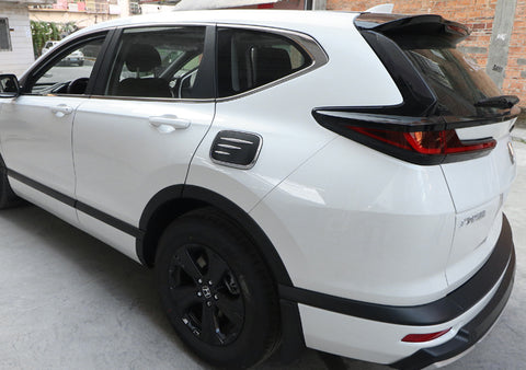 Carbon Fiber Style Fuel Oil Tank Cover Trim Gas Cap Overlay Lid Decoration For Honda CRV CR-V 2017 2018 2019 2020 2021