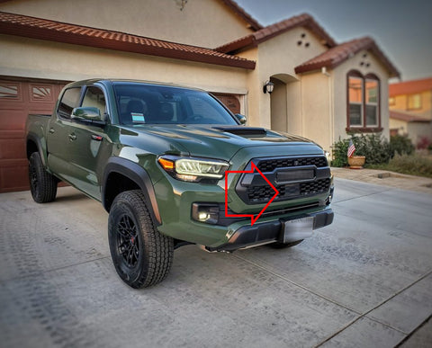 OE Style Front Grill Garnish Radiator TSS Sensor Cover Replacement OEM 53141-35060 For Toyota Tacoma TRD PRO 2018 2019