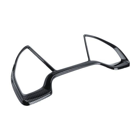 Carbon Fiber Style Dash Board Instrument Panel Dial Dashboard Trim Cover Frame ABS Decal Interior Moulding Accessories for Honda Civic 10th Gen 2016 2017 2018 2019 2020