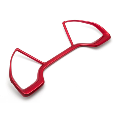 Red Dash Board Instrument Panel Dial Dashboard Trim Cover Frame ABS Decal Interior Moulding Accessories for Honda Civic 10th Gen 2016 2017 2018 2019 2020