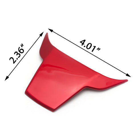 Red Interior Steering Wheel Panel Bottom Cover Trim for Honda Civic 10th Gen 2016-2021,CRV 2017-2022
