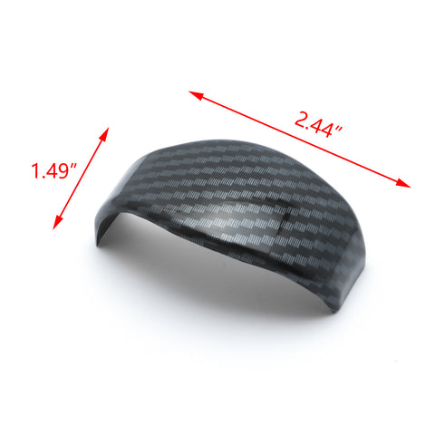 Carbon Fiber Style Gear Shift Knob Trim Decoration Cover for Honda Civic 2020 2019 2018 2017 2016 - Automatic Transmission