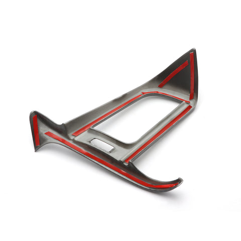 Carbon Fiber Print Interior Left Air Vent AC Outlet Cover Frame Trim 1pc for Toyota Camry 2018 2019 2020 2021 2022 2023 2024