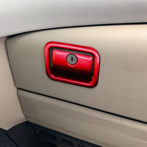 Red Console AC Air Vent Steering Wheel Glove Box Overlay Trim For Camry 2018-24