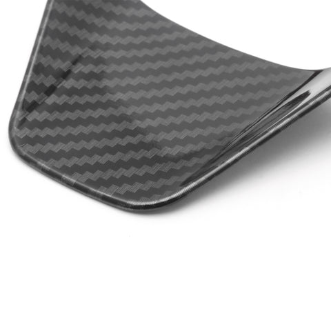 Interior Steering Wheel Button Overlay Molding Cover Trims Carbon Fiber Style for Toyota Camry 2018-2024