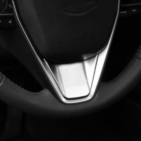 Interior Matte Silver Steering Wheel Button Overlay Molding Cover Trims for Toyota Camry 2018 up