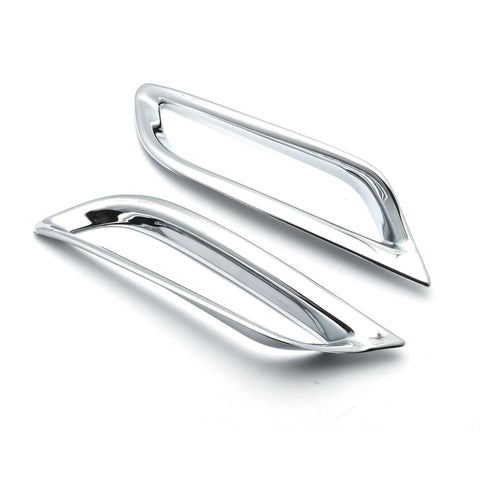 Chrome Rear Tail Fog Light Lamp Cover Molding Trim Reflector Bumper Frame Bezel Overlay for Toyota Camry L LE XLE 2018-2024