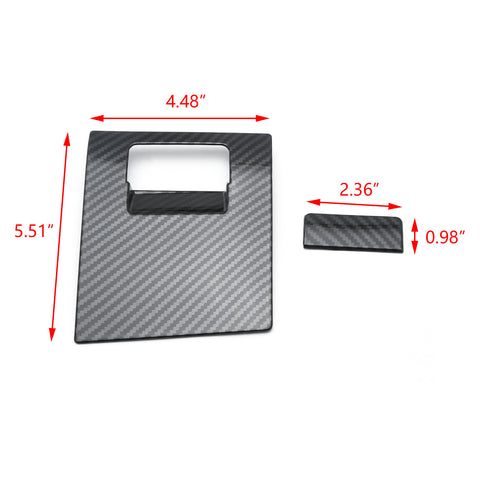 Red Dash Board Instrument Panel Dial Dashboard Trim Cover Frame ABS Decal Interior Moulding Accessories for Honda Civic 10th Gen 2018-2024