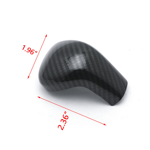 Carbon Fiber Pattern Inner Auto Gear Shift Knob Cover Trim Decoration For Toyota Camry 2018-2024 or Corolla Hatchback or Avalon 2019-2024