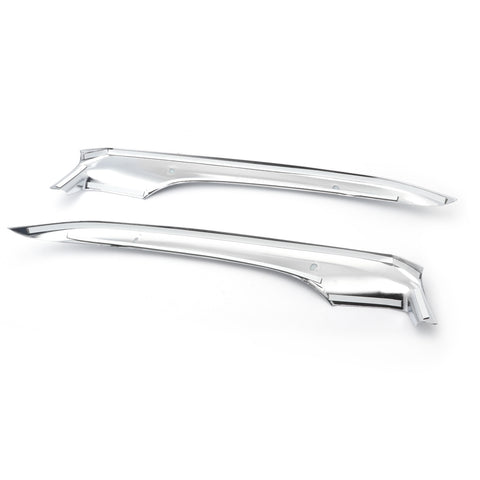 Chrome Silver Front Bumper Lip Protective Corner ABS Cover Trims for Toyota Camry 2018 2019 SE XSE