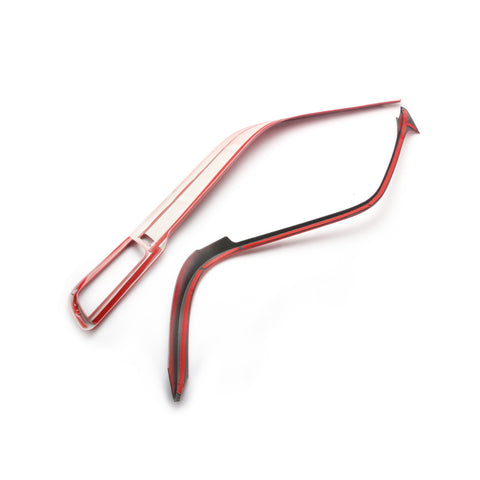 Red Center Console Molding Strip Panel Dashboard Cover Trim Kit For Toyota Camry 2018-2024