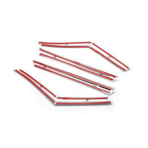 Chrome Rear Tail Light Eyebrow Cover Trim Strip for Toyota Camry L LE XLE 2018-2024