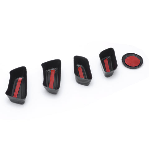 Carbon Fiber Pattern Seat Adjustment Button Knob Switch Cover Trims 5pcs for Toyota Camry 2018-2024