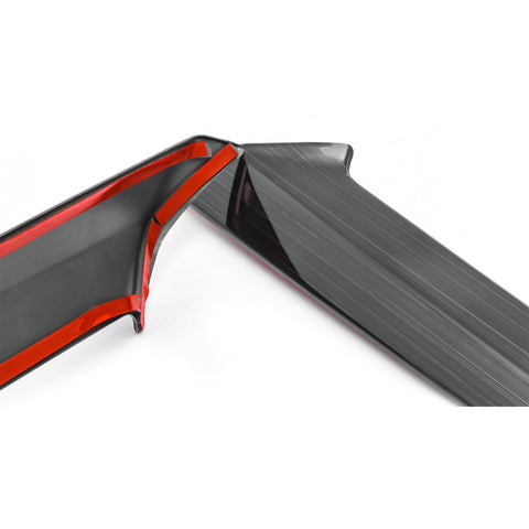 Black Titanium Steel Headlight Cover Eyelid Molding Trim for Toyota Camry SE XSE 2018-2024