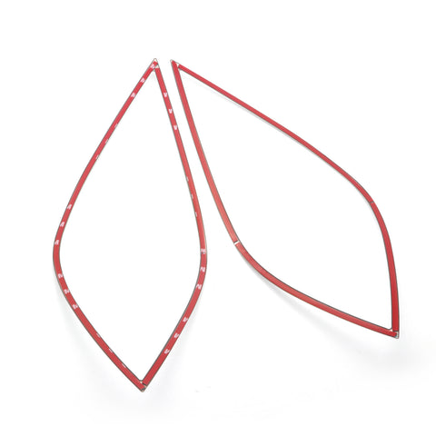 Chrome Stainless Steel Front Fog Light Lamp Frame Cover Trims for Toyota Camry SE XSE 2018 2019 2020