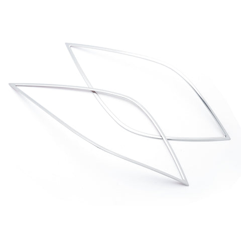 Chrome Stainless Steel Front Fog Light Lamp Frame Cover Trims for Toyota Camry SE XSE 2018 2019 2020